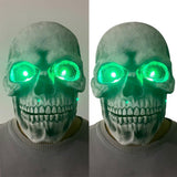 Skull Movable Mouth Latex Mask