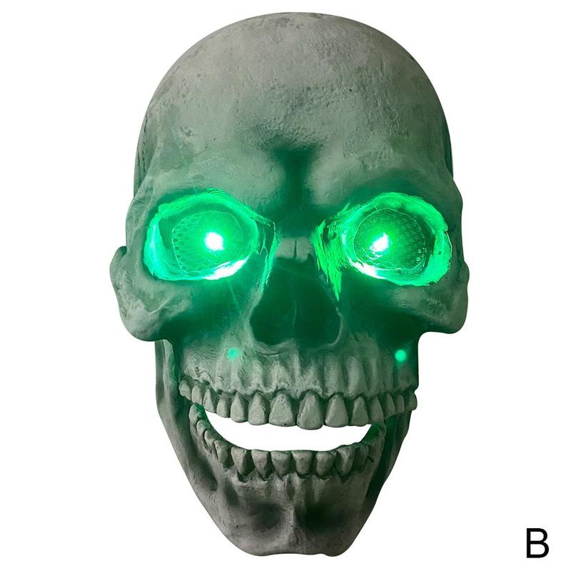 Skull Movable Mouth Latex Mask