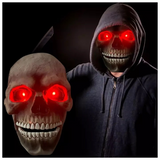 Skull Movable Mouth Latex Mask