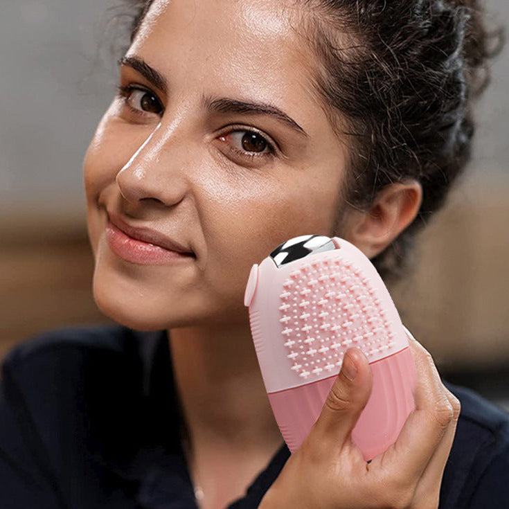 Rullo per viso in silicone ghiacciato